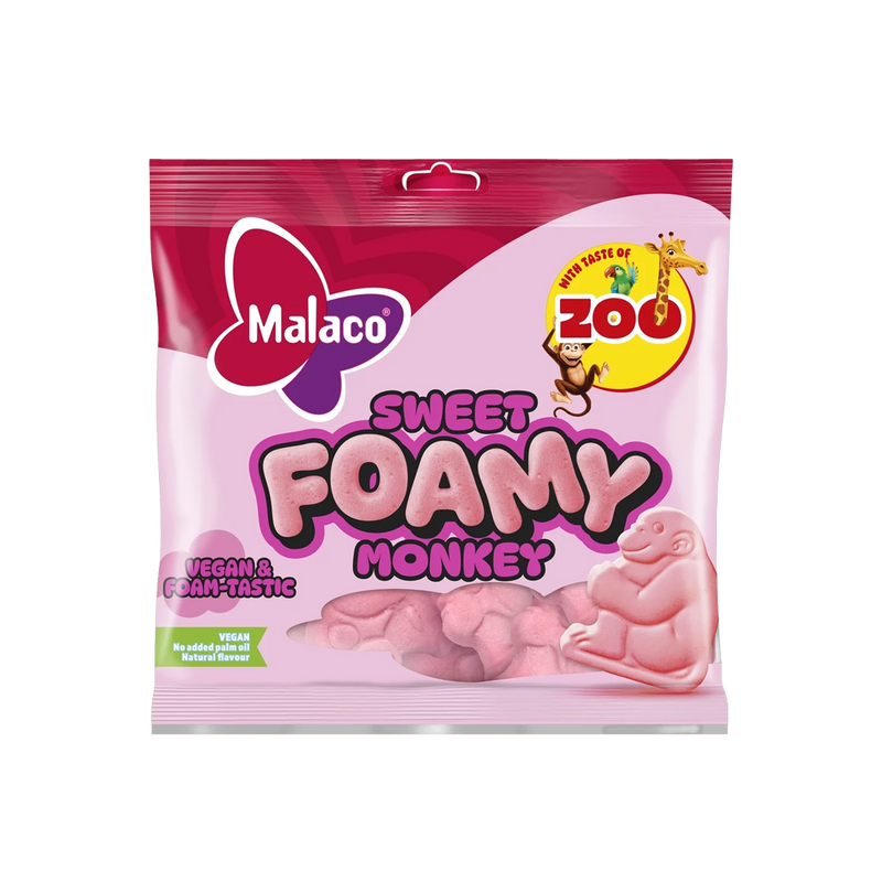 Malaco Zoo Sweet Foamy Monkeys 115g
