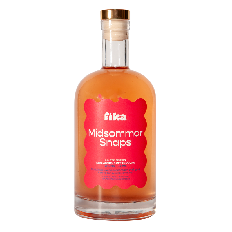 Fika's Midsummer Snaps – Strawberry & Cream 450ml