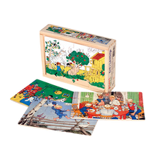 Load image into Gallery viewer, Astrid Lindgren 4 x Timber Puzzles