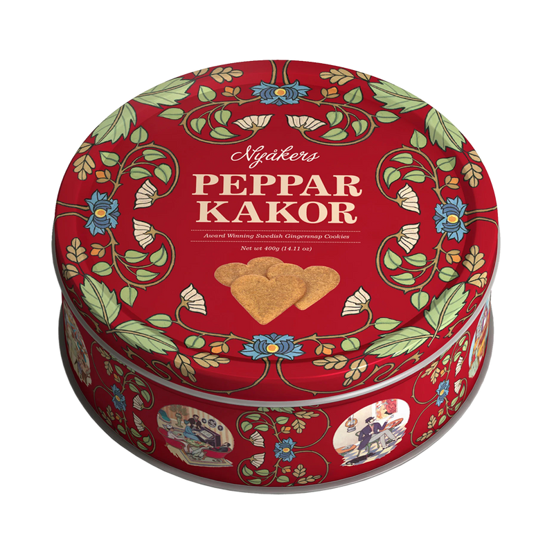 Nyåkers Pepparkakor – Gingerbread hearts 400g