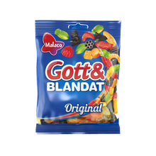 Load image into Gallery viewer, Malaco Gott & Blandat Original – Fruity winegum sweets 160g