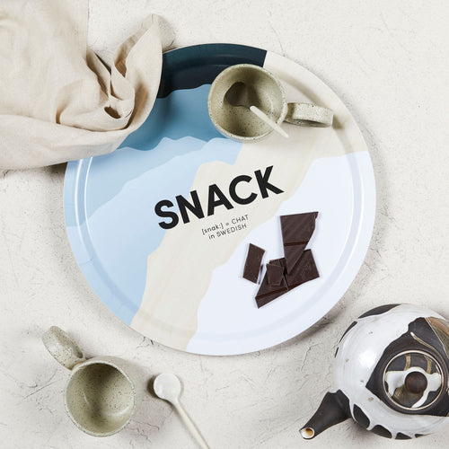 Swedish Words Tray - SNACK 39cm