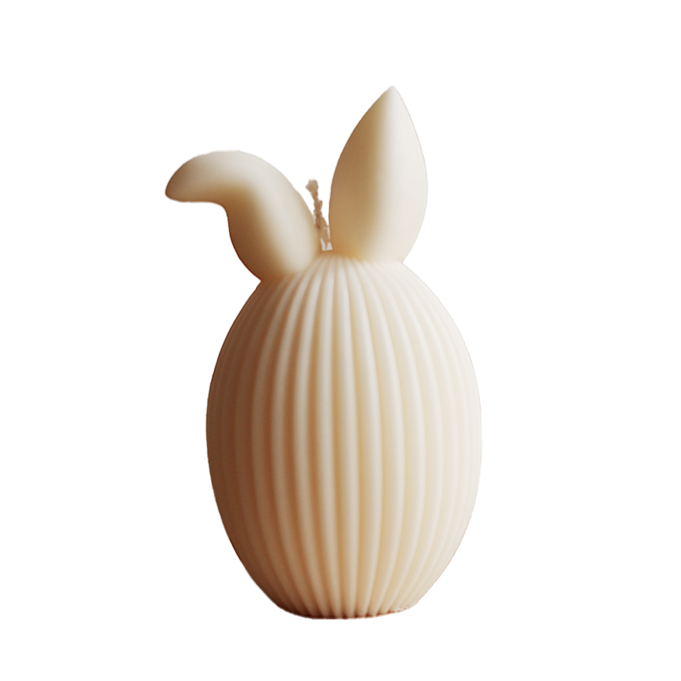 Easter Bunny Candle with floppy ears – Large