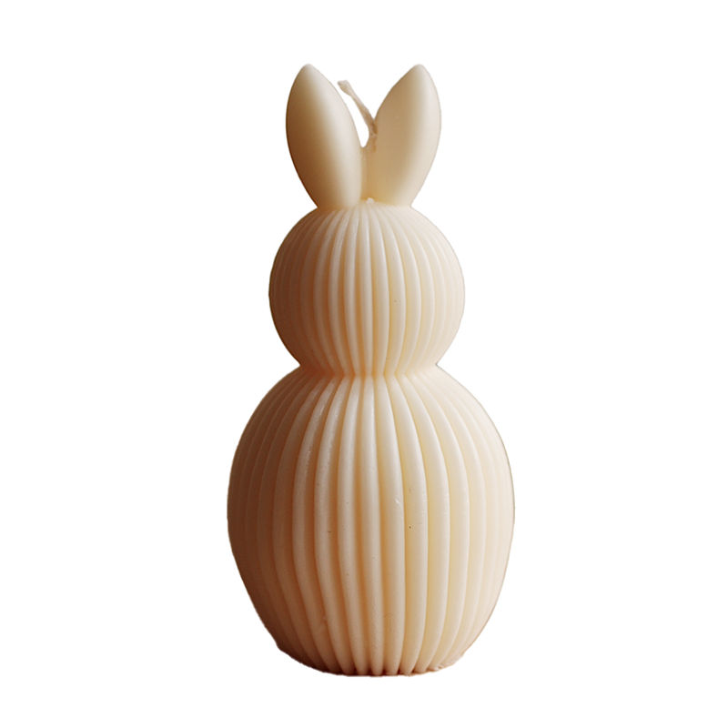 Easter Bunny Candle with standing ears – Large