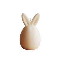 Easter Bunny Candle with standing ears – Medium