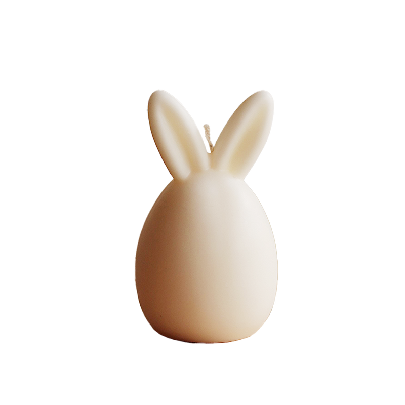 Easter Bunny Candle with standing ears – Medium