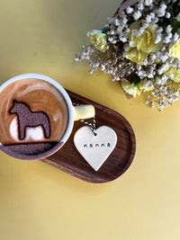 Ceramic Swedish Words Tag