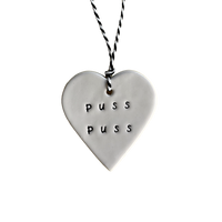 Ceramic Swedish Words Tag