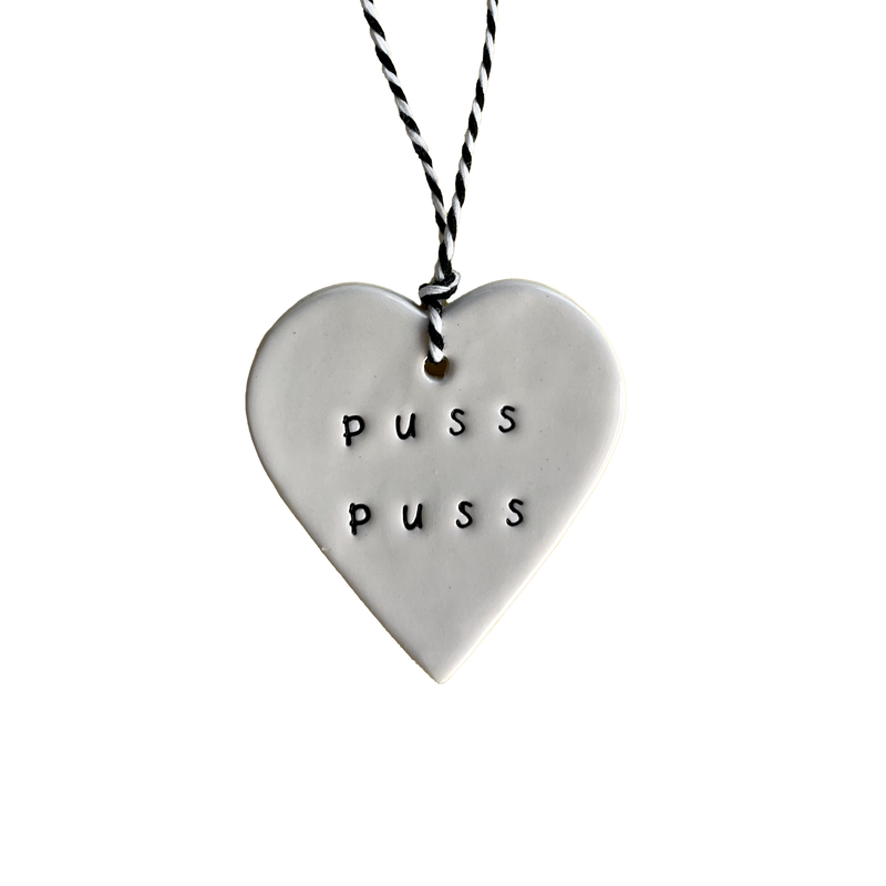 Ceramic Swedish Words Tag