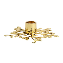 Load image into Gallery viewer, Mistletoe Candleholder – Brass
