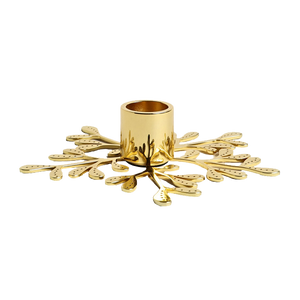 Mistletoe Candleholder – Brass