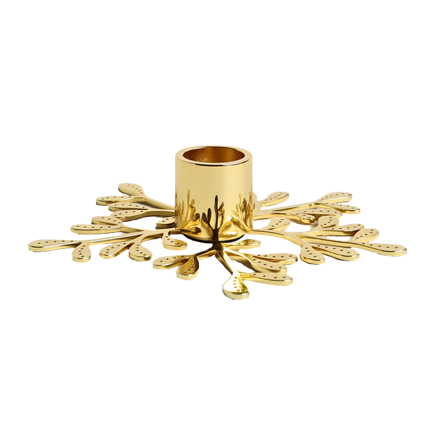 Mistletoe Candleholder – Brass