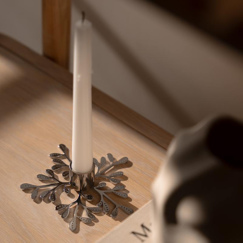 Mistletoe Candleholder – Stainless Steel