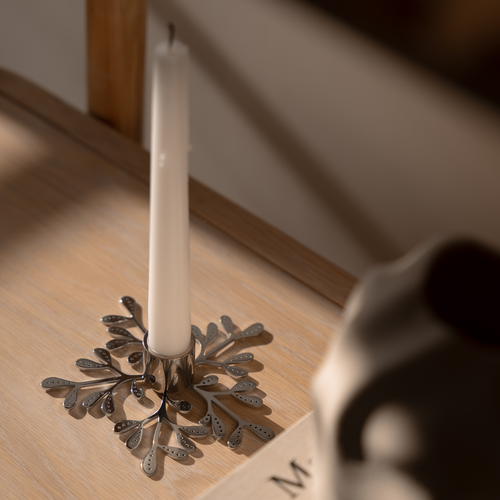 Mistletoe Candleholder – Stainless Steel