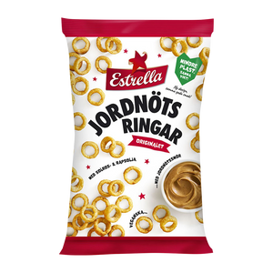 Estrella Jordnötsringar – Peanut snacks 175g