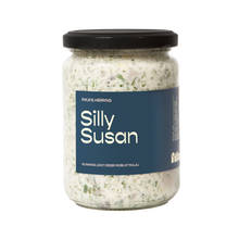 Load image into Gallery viewer, Silly Susan Jar – Fika&#39;s sour cream &amp; herb herring 350g
