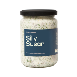 Silly Susan Jar – Fika's sour cream & herb herring 350g