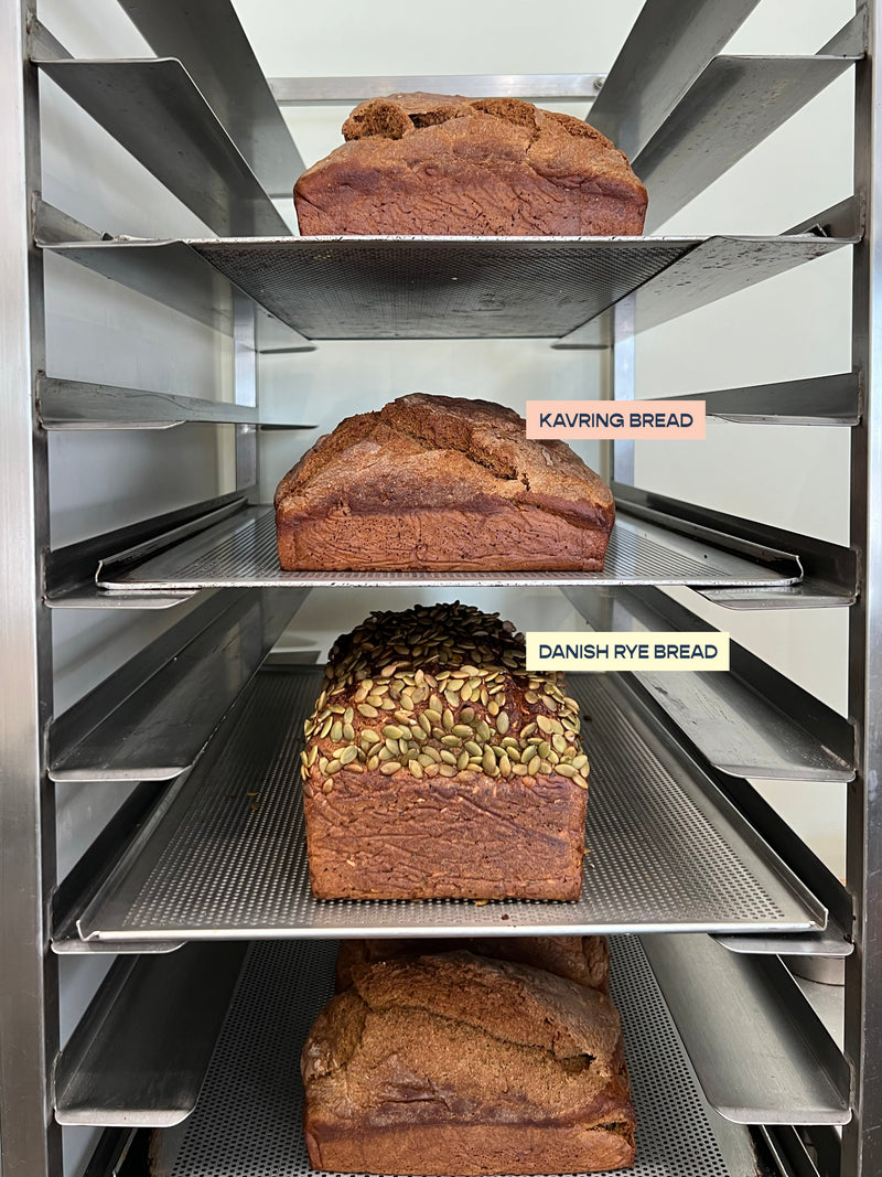 Danskt Rågbröd - Danish rye bread loaf 1kg
