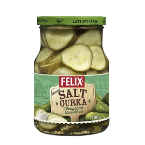 Felix Saltgurka – Salty Sliced gherkins 700g