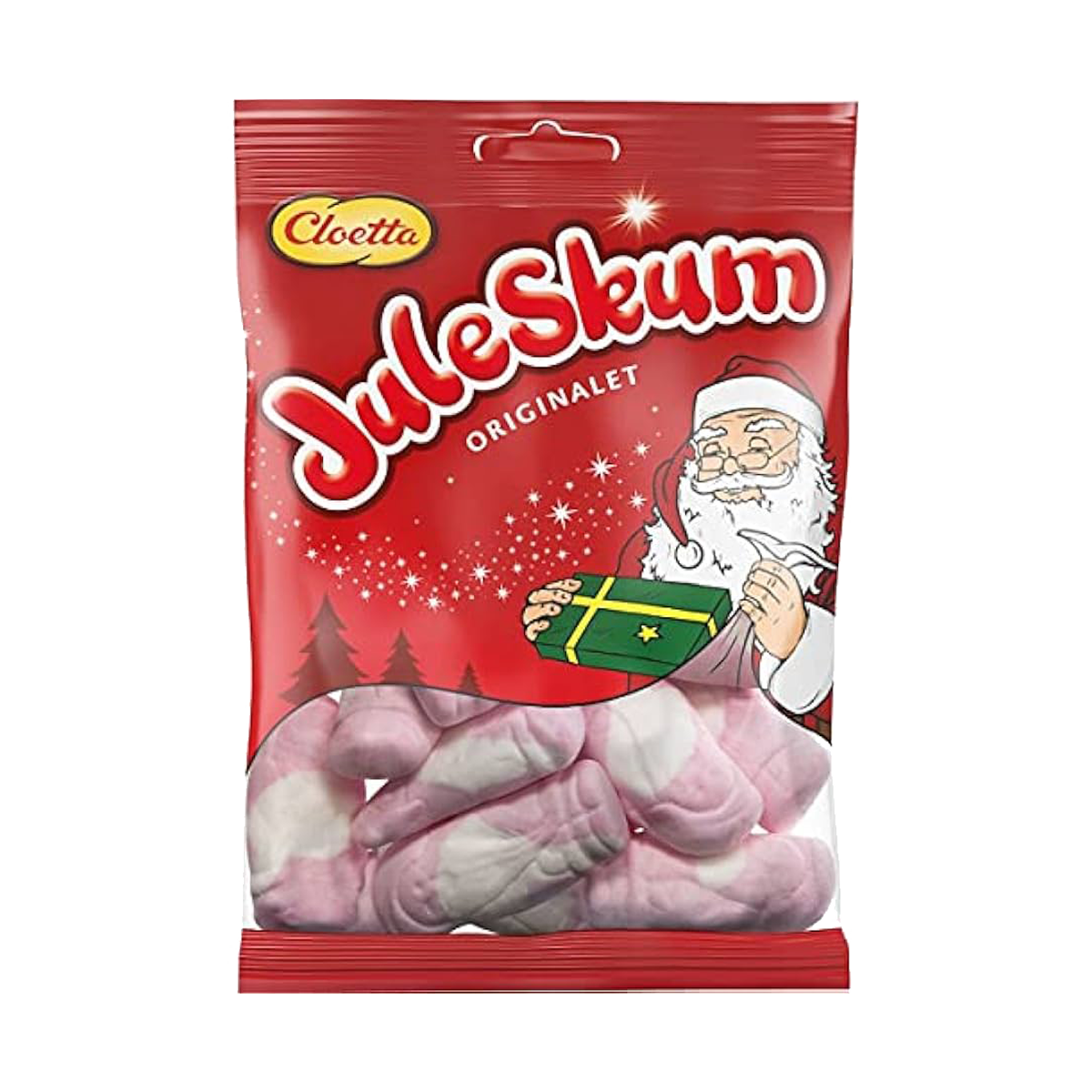 Cloetta Juleskum Original – Marshmallow Santas 100g