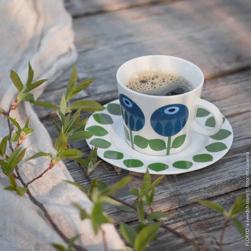 Floryd Blueberry Cup & Saucer 250ml