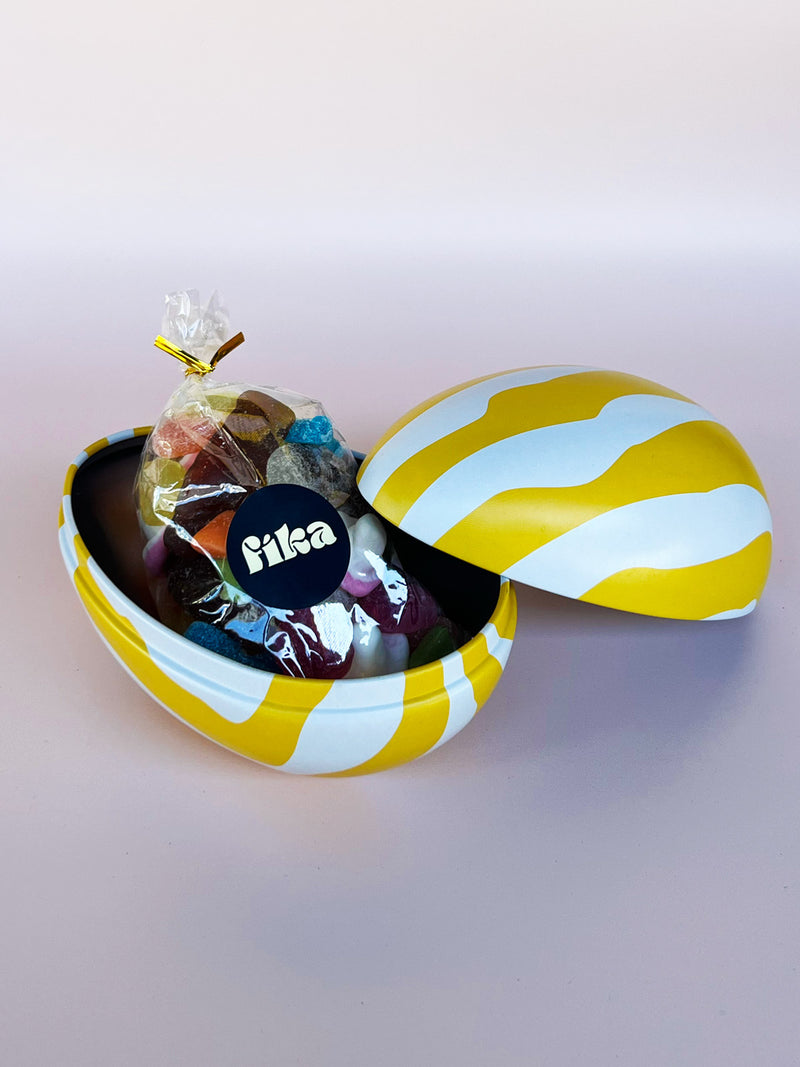 Stripy Easter Egg
