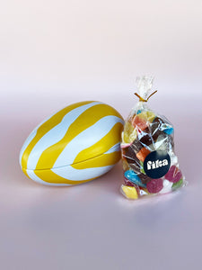 Zebran Påskägg – Stripy Easter tin egg