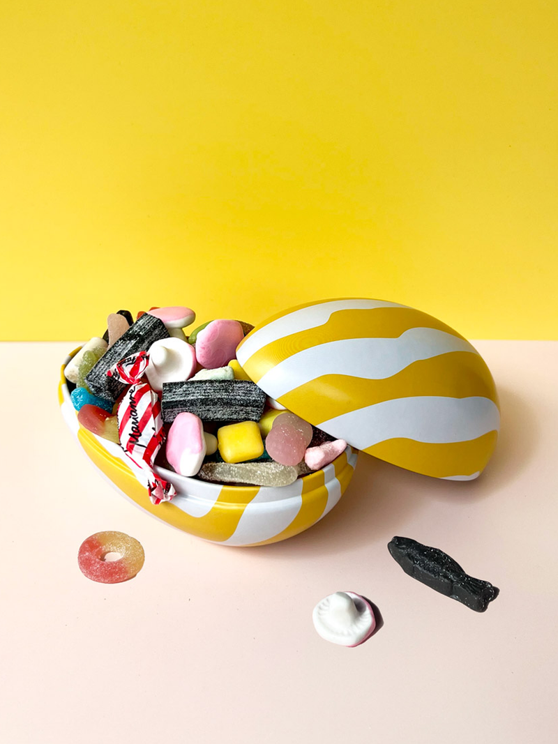 Stripy Easter Egg