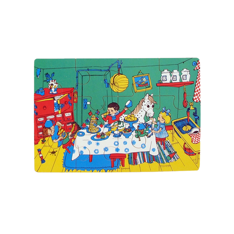 Astrid Lindgren 4 x Timber Puzzles