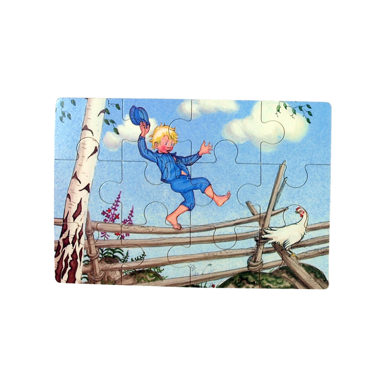 Astrid Lindgren 4 x Timber Puzzles
