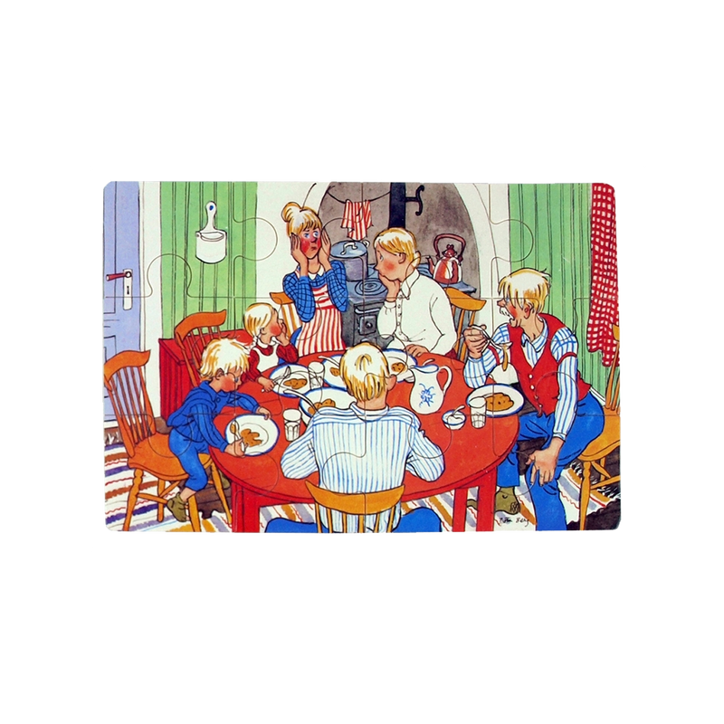 Astrid Lindgren 4 x Timber Puzzles