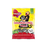 Malaco Djungelvrål – Super salty liquorice 80g
