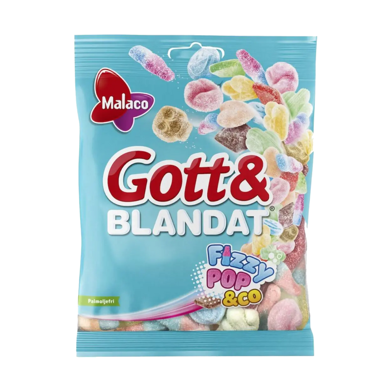 Malaco Gott & Blandat Fizzy Pop 130g