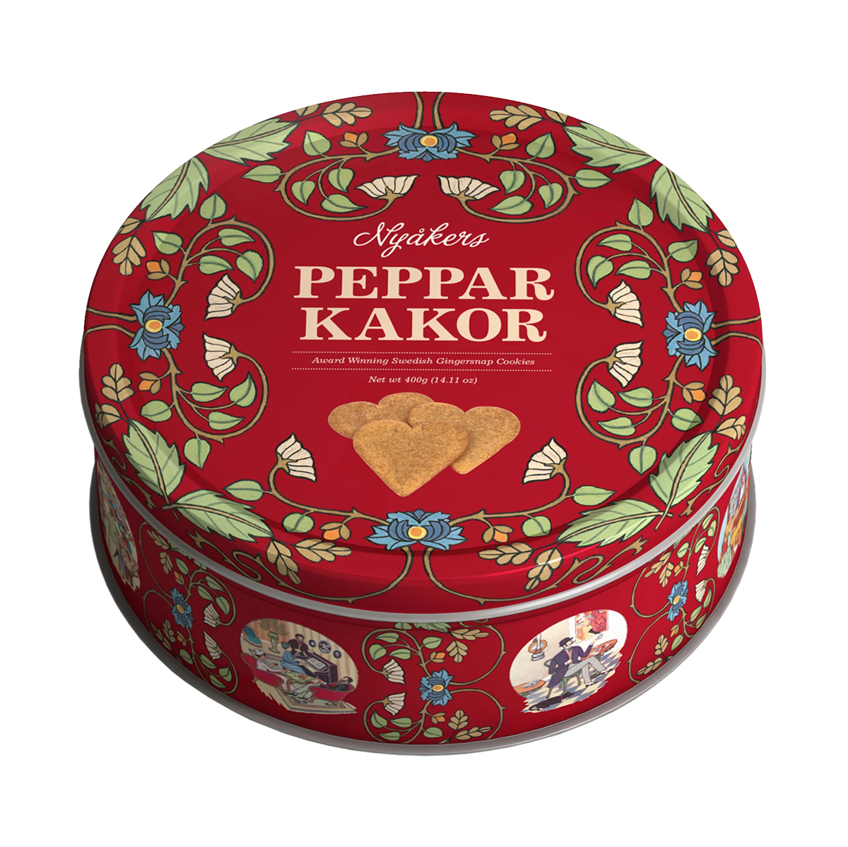 Nyåkers Pepparkakor – Gingerbread hearts 400g