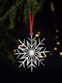 Hanging Christmas Decoration – Silver Star