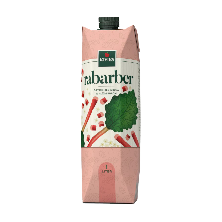 KIVIKS Rabarber - Rhubarb Drink 1L