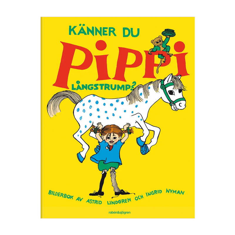Känner du Pippi Långstrump? – Astrid Lindgren book in Swedish
