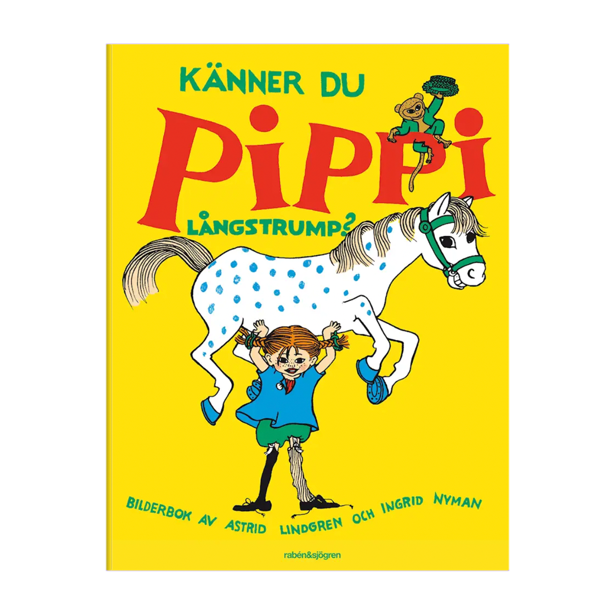 Känner du Pippi Långstrump? – Astrid Lindgren book in Swedish