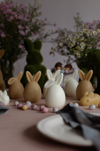 Easter Bunny Candle with standing ears – Medium