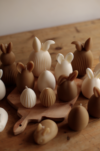 Easter Bunny Candle with floppy ears – Large