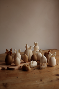 Easter Bunny Candle with floppy ears – Large