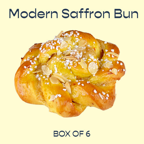 Modern Saffron Buns / Lussebullar - Box of 6