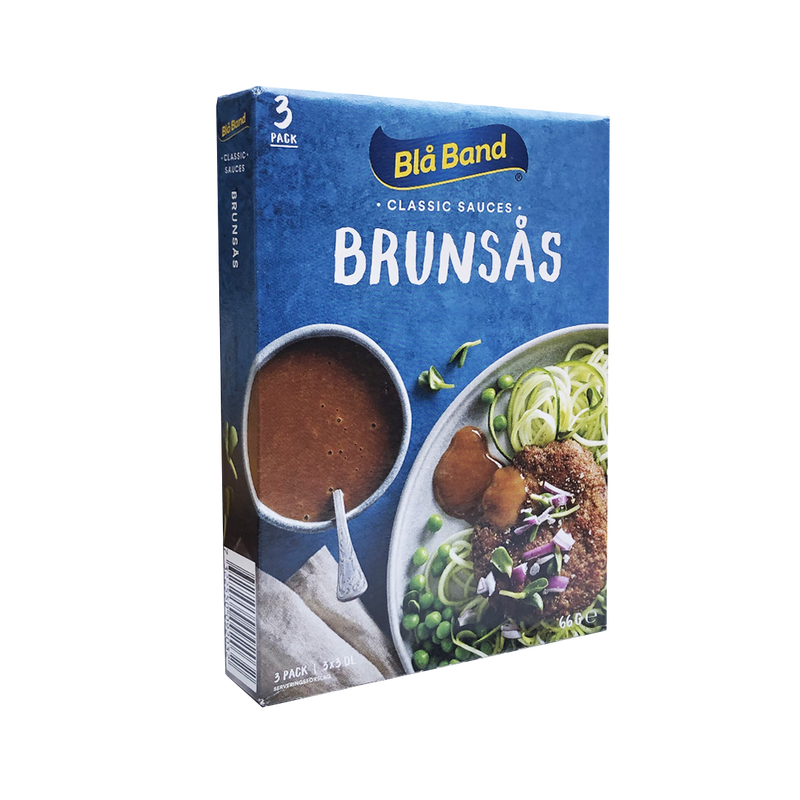 Blå Band Brunsås – Gravy sauce dry mix 66g / 3 pack