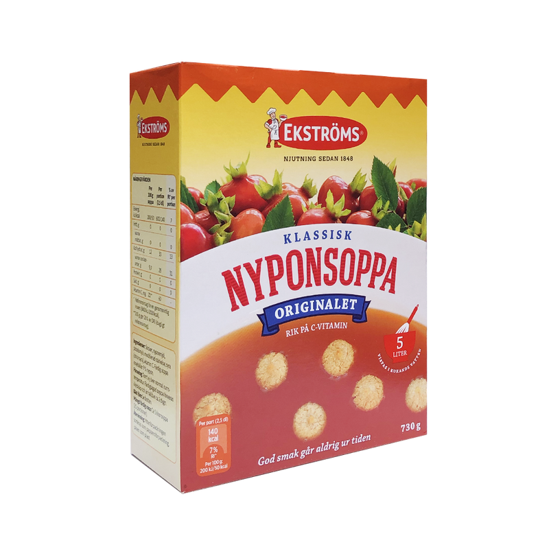 Ekströms Nyponsoppa – Rosehip drink dry mix 730g / 5L