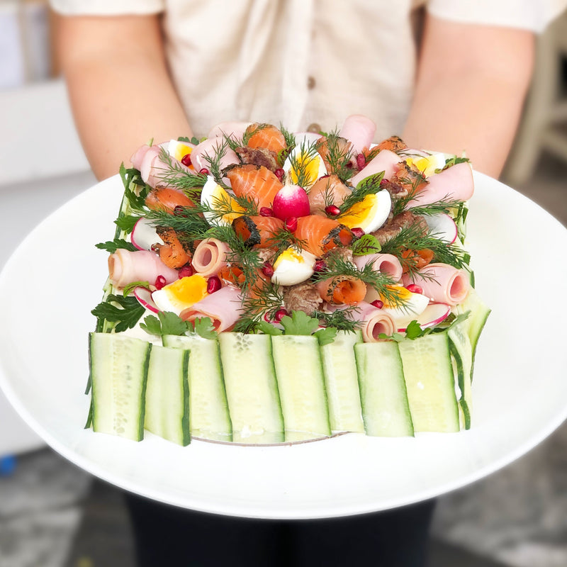 Smörgåstårta / Sandwich Cake Request