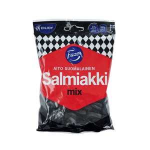 Fazer Salmiakki Mix – Salty liquorice 180g