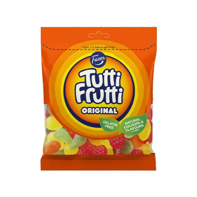 Fazer Tutti Frutti Original – Fruit gummy candy 120g