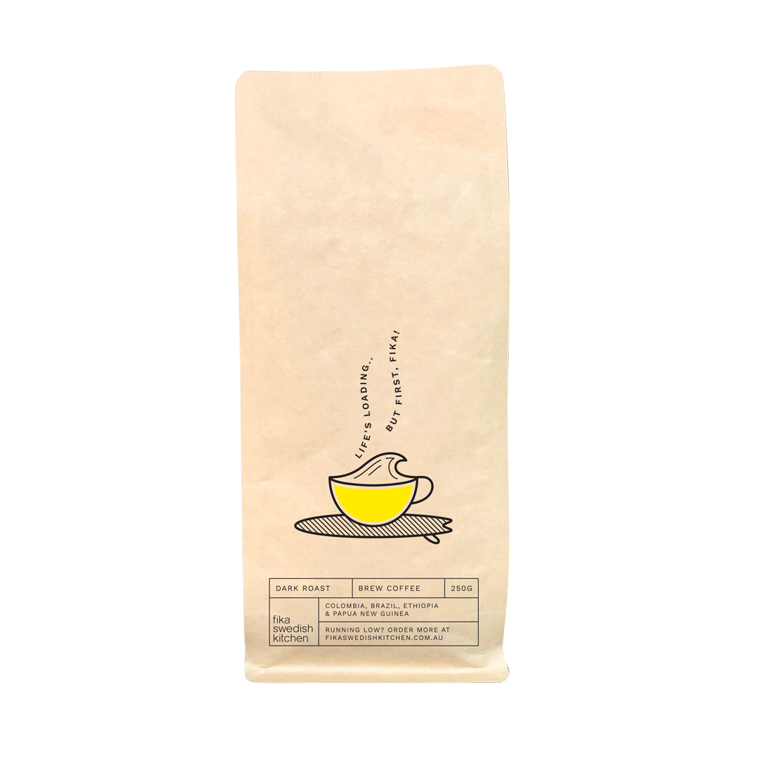 Fika's Brew Coffee – Dark Roast Ground 250g