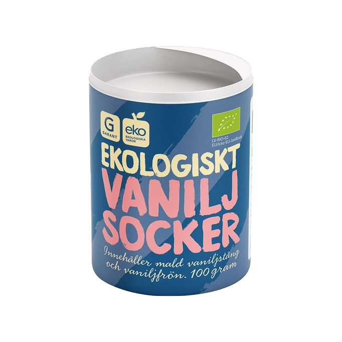 Ekologiskt Vaniljsocker – Swedish Vanilla Sugar 100g