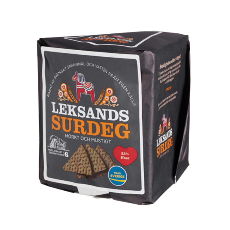 Leksands Knäcke Sourdough – Swedish rye crispbread 200g